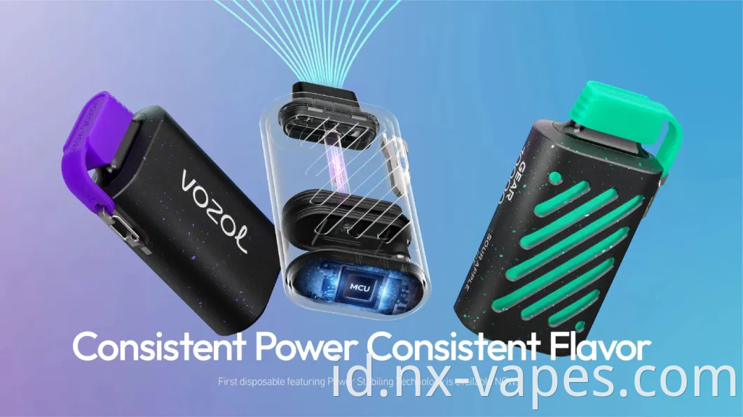 20ml cairan vozol gear sekali pakai 10000 puff vape pena